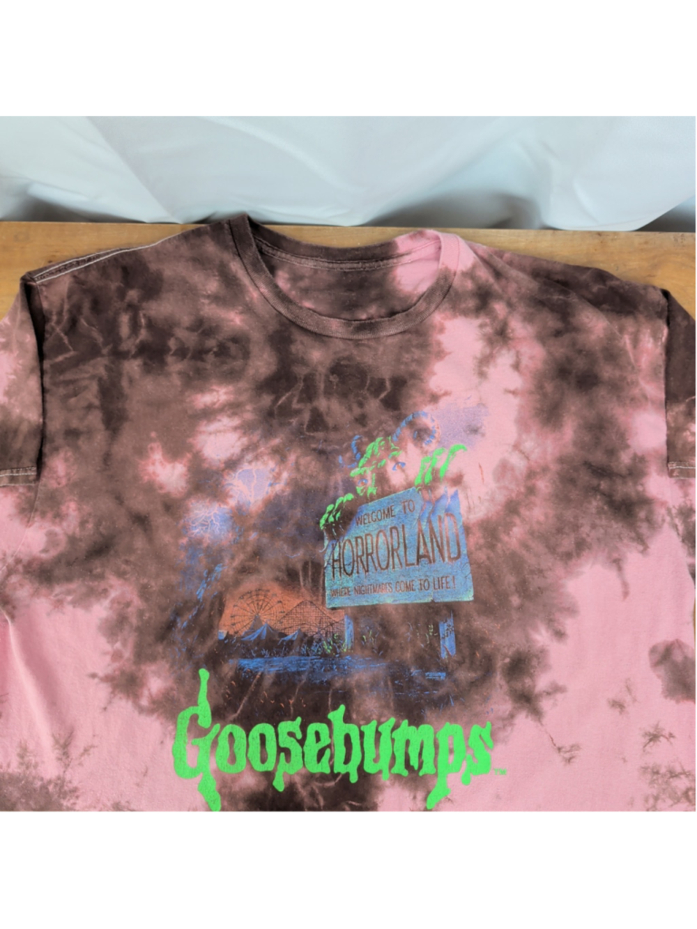Goosebumps Welcome to Horrorland Tie-Dye T-Shirt